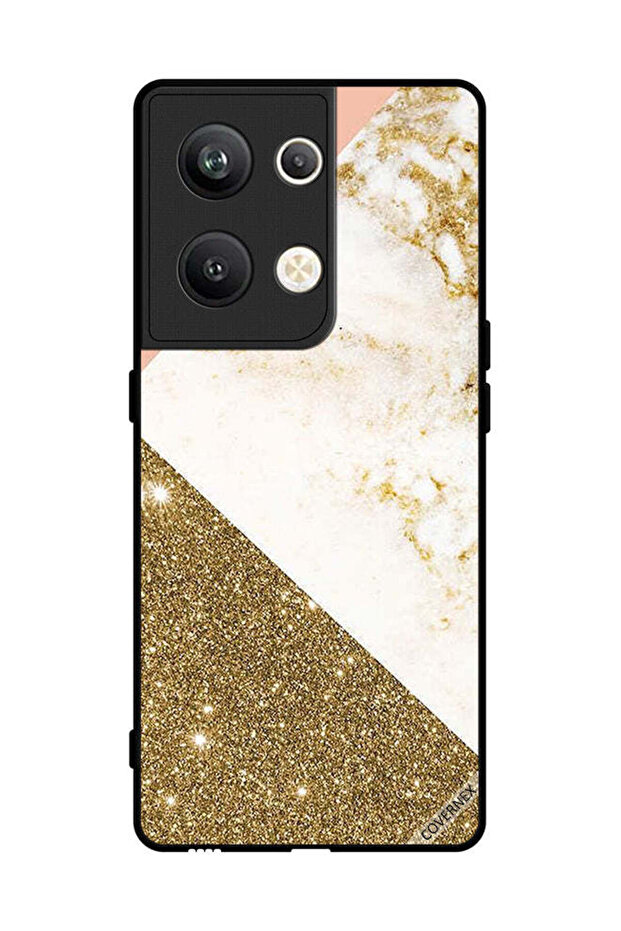 غطاء حماية لهاتف Oppo Reno 9 Pro Plus بنمط لامع ورخامي