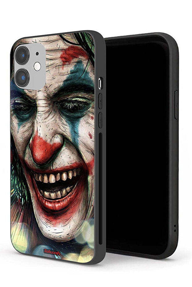 جراب حماية لجهاز Apple iPhone 12 بوجه الجوكر الضاحك