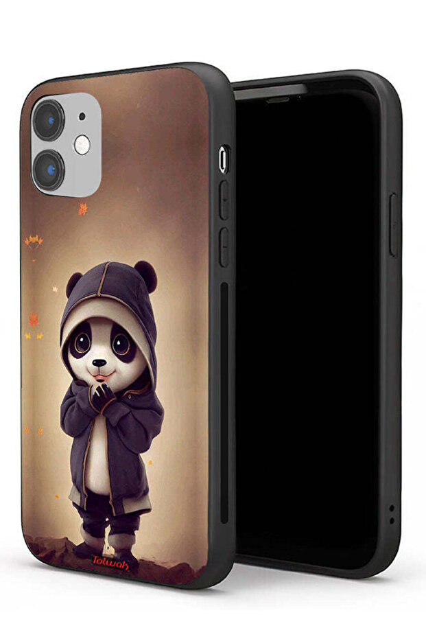 Apple iPhone 11 Protective Case Cute Little Panda