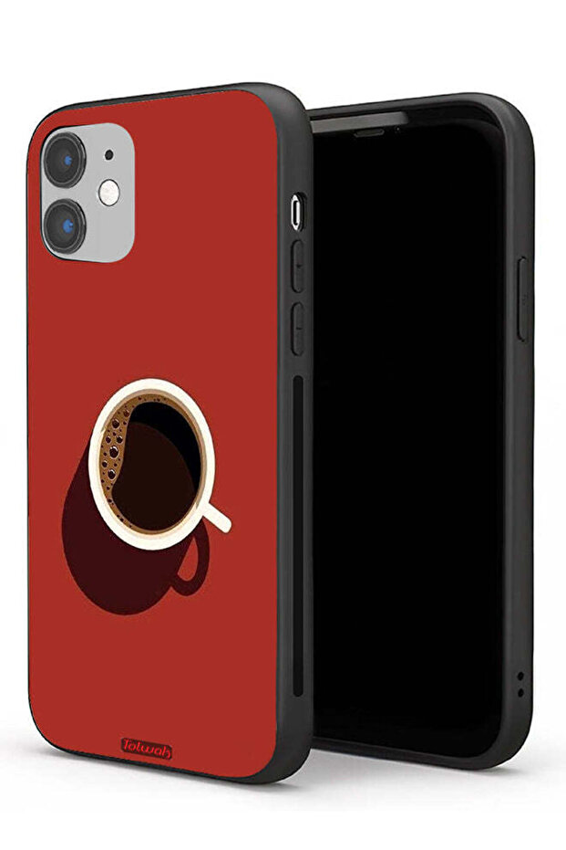 Apple iPhone 11 Protective Case Coffee Cup Art