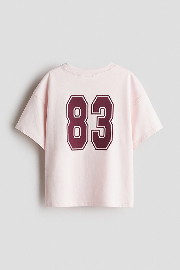 Pamuklu Oversize Tişört - 4