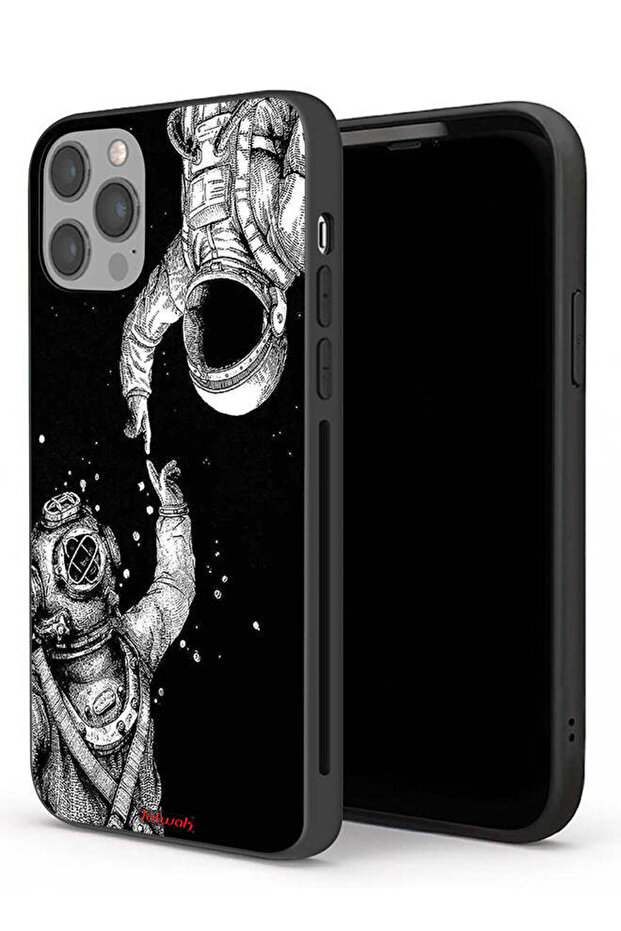 جراب حماية لجهاز Apple iPhone 12 Pro Max بتصميم رواد الفضاء