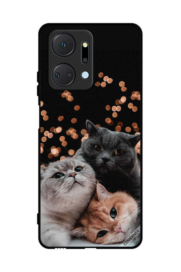 غطاء حماية لهاتف Honor X7a Kittens