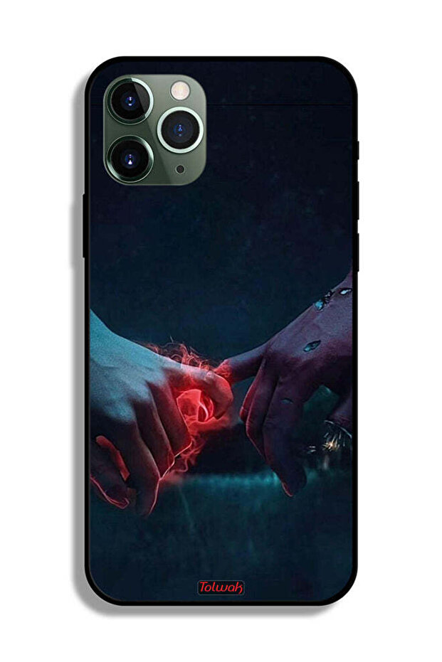 جراب حماية لجهاز Apple iPhone 11 Pro - يدان محترقتان - 2