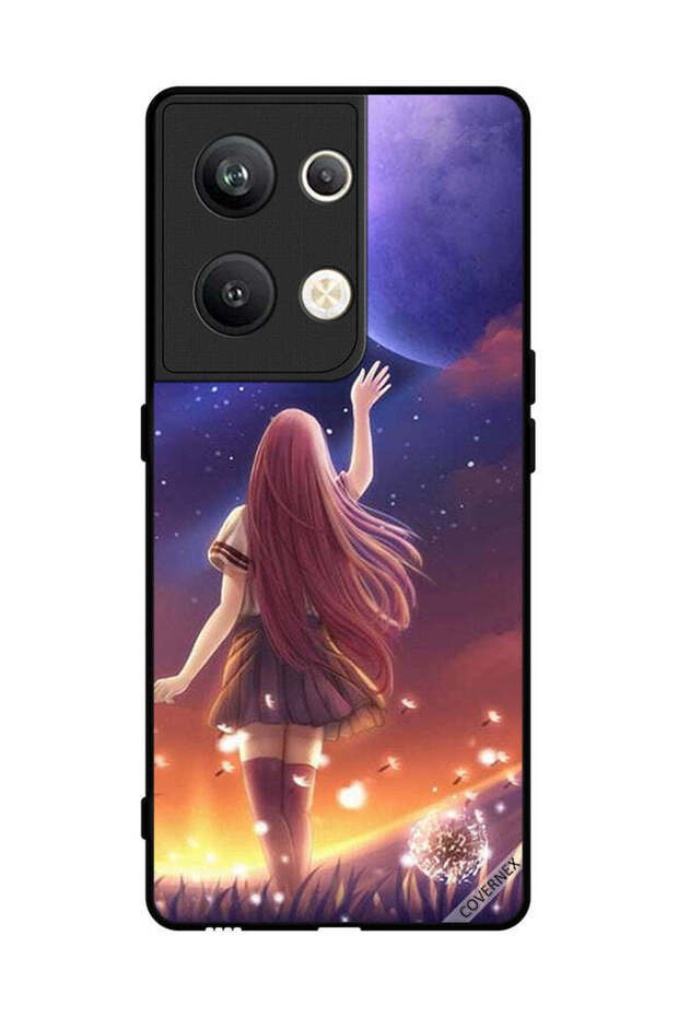 غطاء حماية لهاتف Oppo Reno 9 Pro Plus Touching Moon