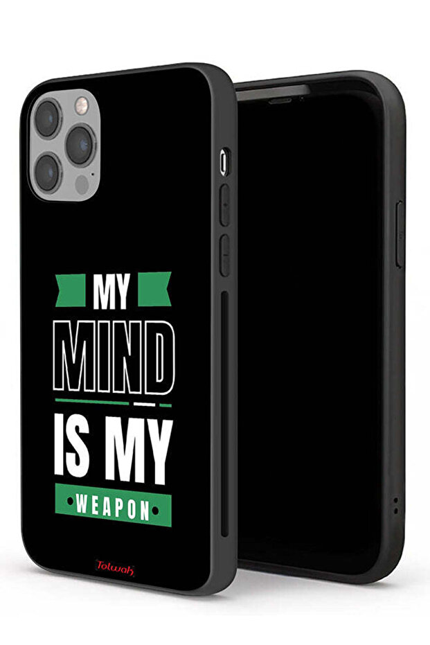 جراب حماية لجهاز Apple iPhone 12 Pro - عقلي هو عقلي