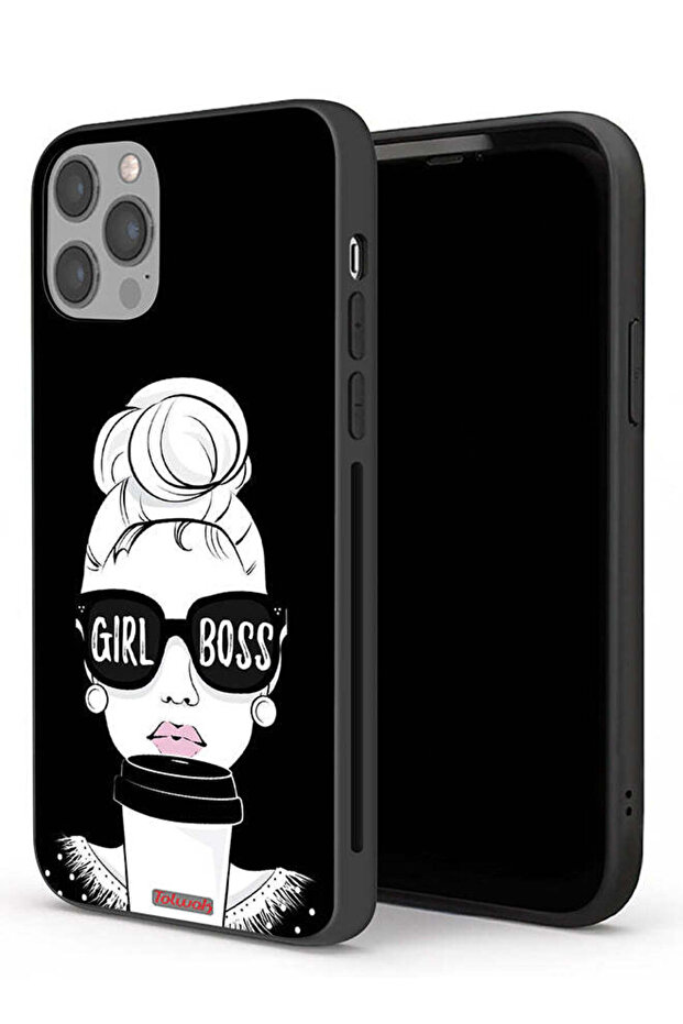 جراب حماية لجهاز Apple iPhone 12 Pro Max Girl Boss