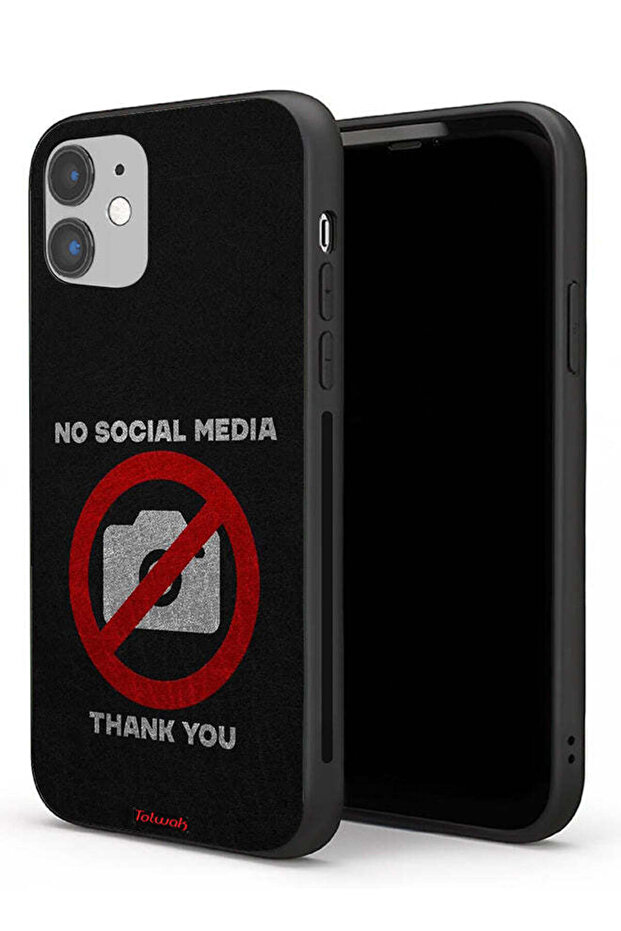 Apple iPhone 11 Protective Case No Social Media Thank You