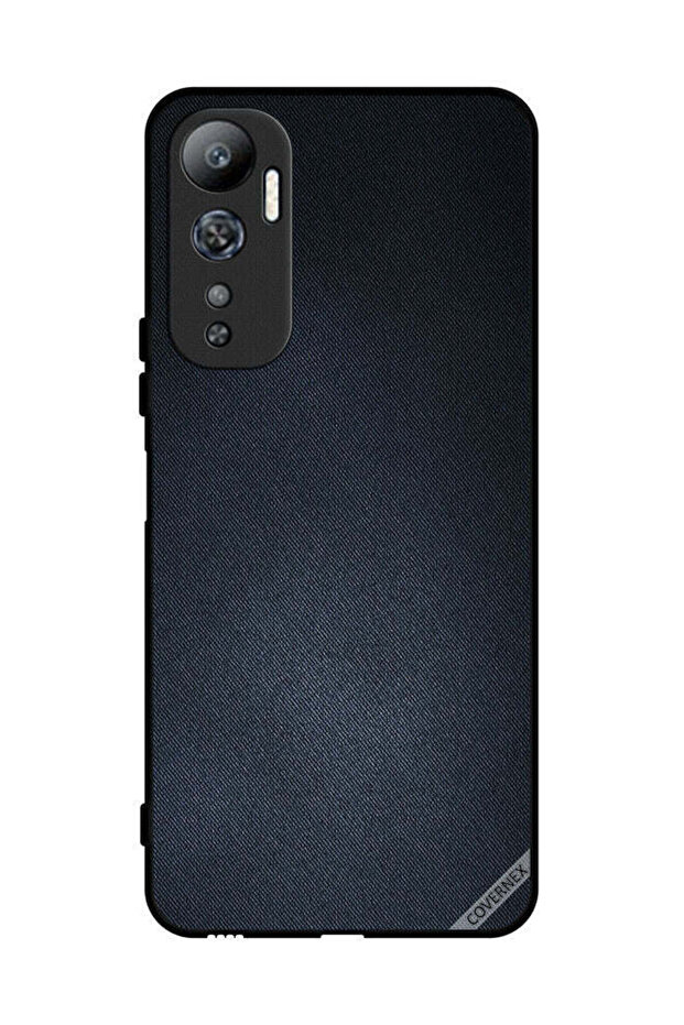 غطاء حماية لهاتف Infinix Hot 20 بنقشة جينز