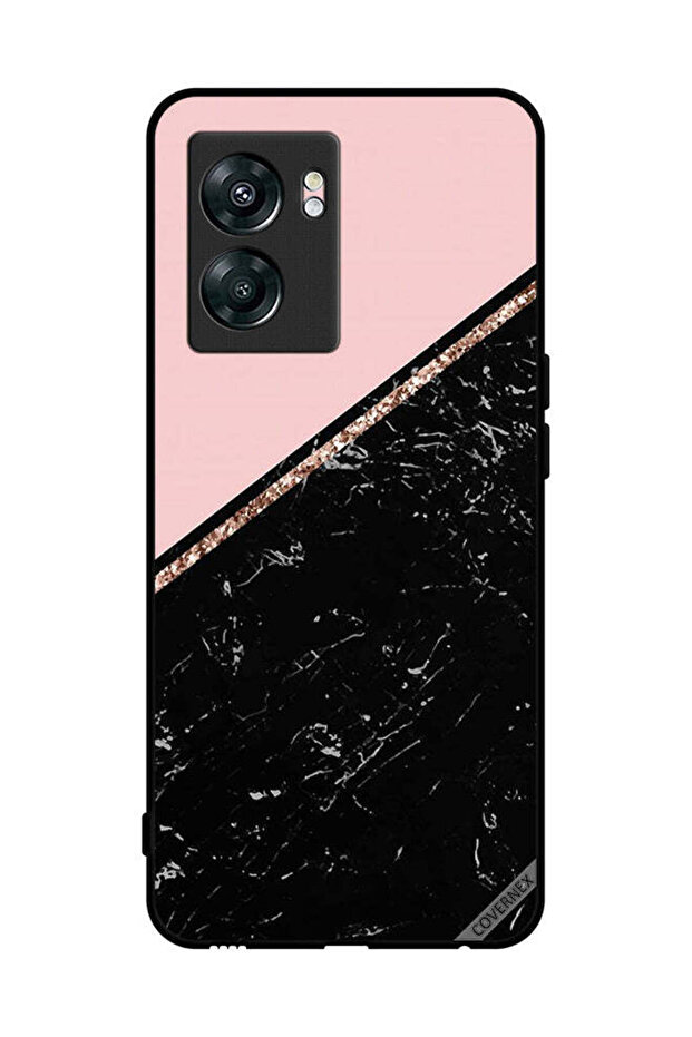 غطاء حماية لهاتف OnePlus Nord N300 بنمط رخامي