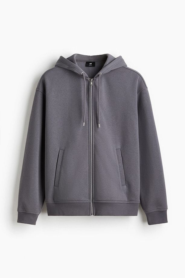 Loose Fit Kapüşonlu ve Fermuarlı Üst - 4