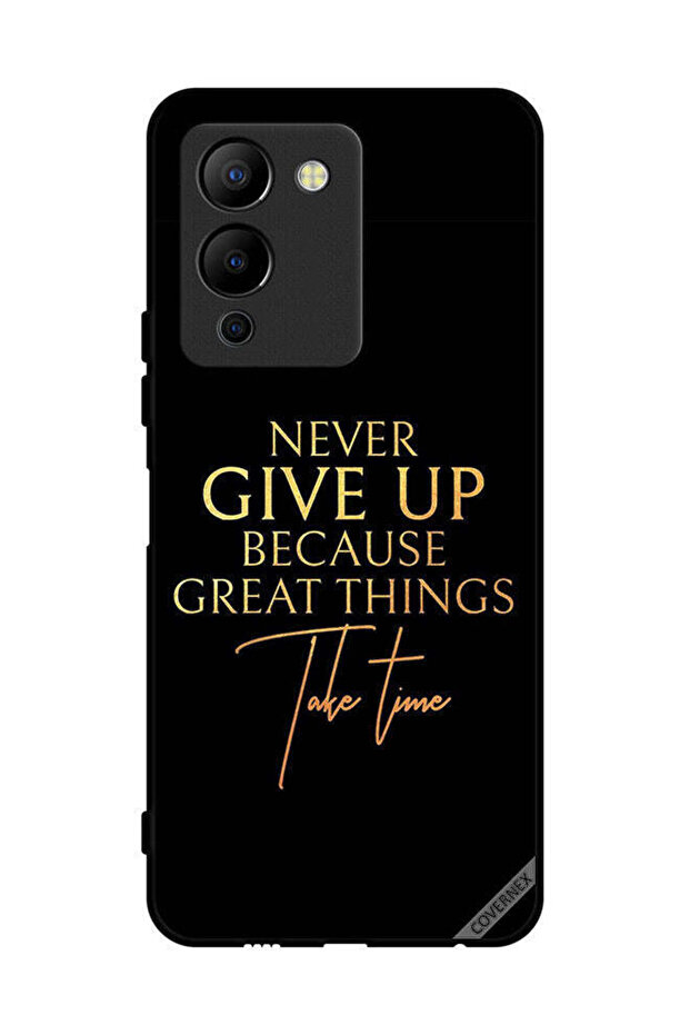 غطاء حماية لهاتف Infinix Note 12 G96 لا تستسلم أبدًا