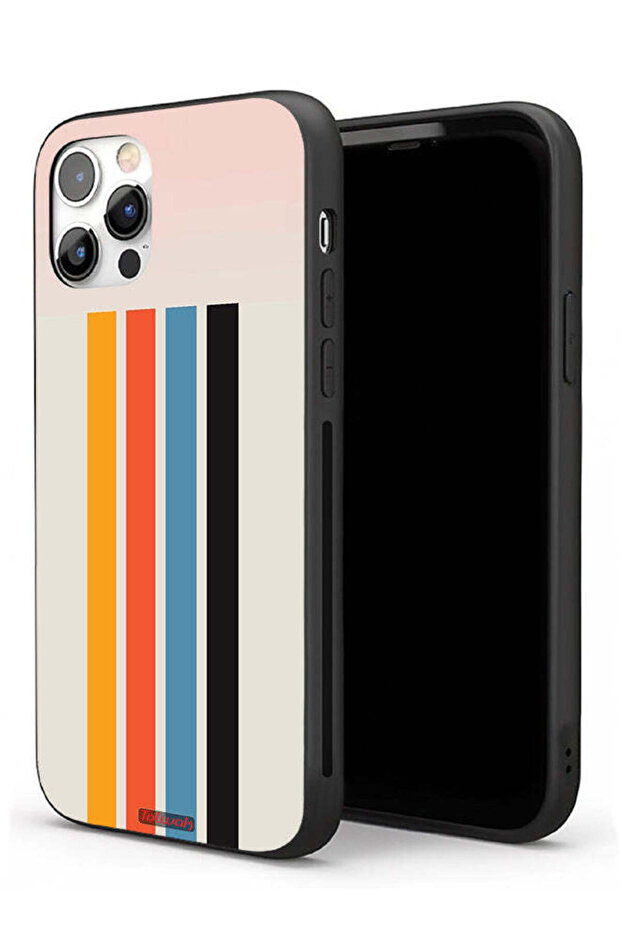 جراب حماية لجهاز Apple iPhone 11 Pro بنمط خطوط مستقيمة - 1