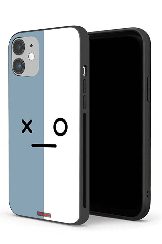 غطاء حماية لجهاز Apple iPhone 12 بأيقونات الوجه