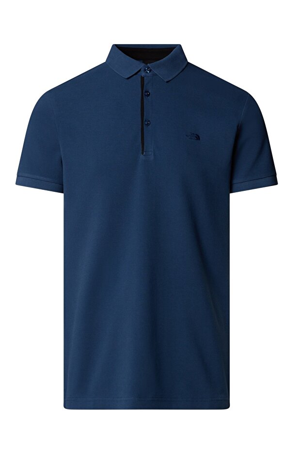 M Premium Slim Polo Men's Casual Polo T-Shirt Blue