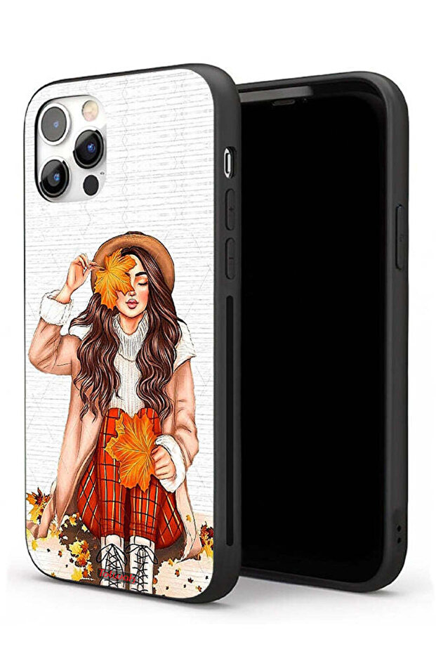 غطاء حماية لجهاز Apple iPhone 11 Pro Max يحمل صورة أوراق الخريف