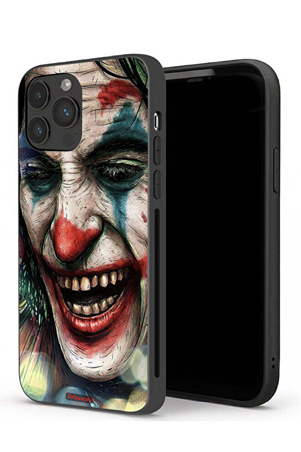 جراب حماية لجهاز Apple iPhone 13 Pro بتصميم وجه الجوكر الضاحك