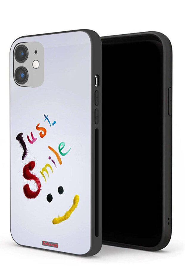 جراب حماية لجهاز Apple iPhone 12 - ابتسم فقط