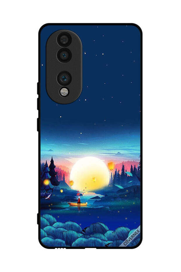 غطاء حماية لهاتف Honor 70 بإطلالة غروب الشمس