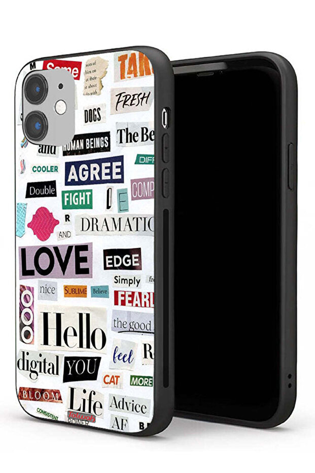 Apple iPhone 11 Protective Case Short Quotes Stickers
