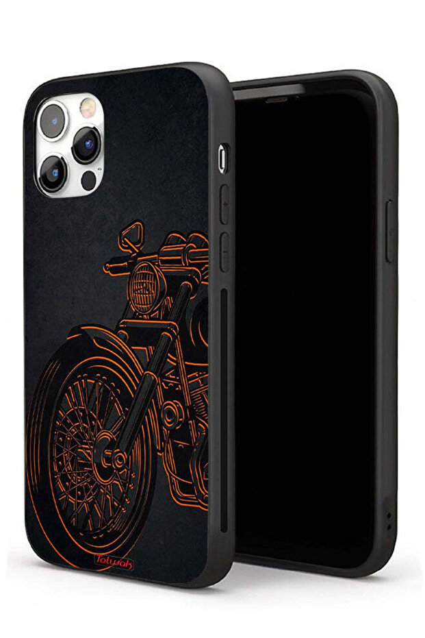 جراب حماية لجهاز Apple iPhone 11 Pro Max بتصميم دراجة عتيقة