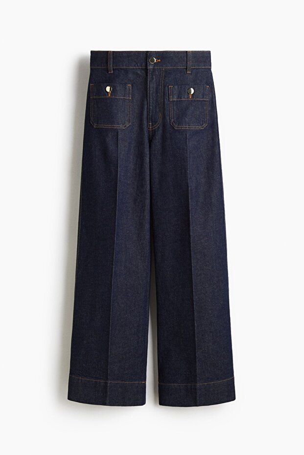 Wide High Ankle Jeans - 4