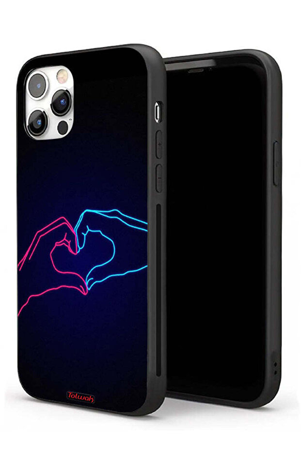 جراب حماية لجهاز Apple iPhone 11 Pro بتصميم يد تلامس القلب