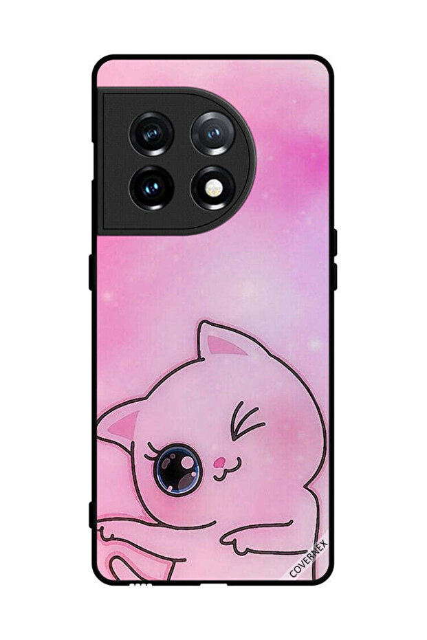 غطاء حماية لهاتف OnePlus 11 Go This Way Kitten