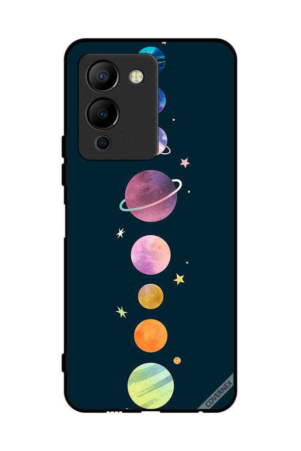 غطاء حماية لهاتف Infinix Note 12 G96 - كواكب في صف واحد