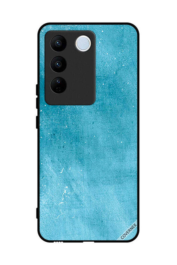 غطاء حماية لهاتف Vivo V27 Pro بنمط لون البحر
