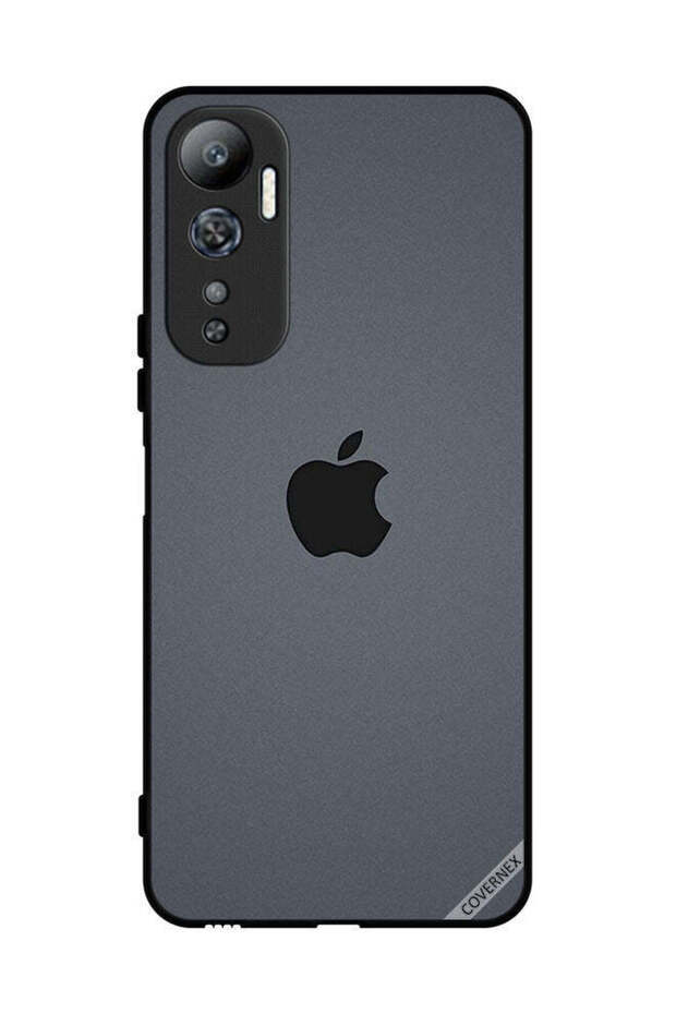 غطاء حماية لهاتف Infinix Hot 20 بشعار Apple