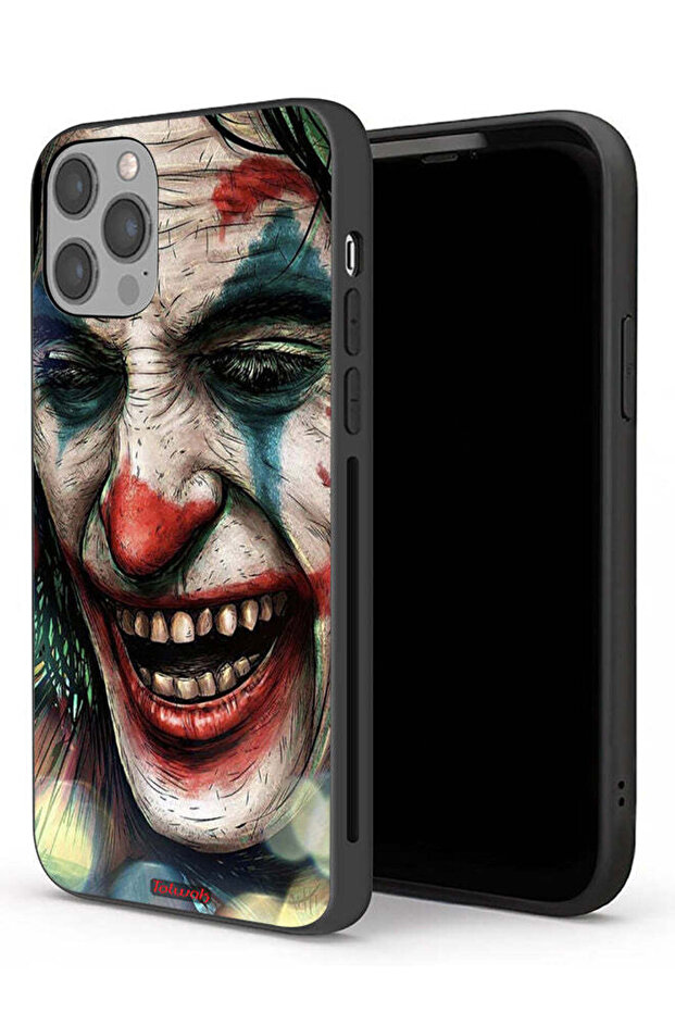 جراب حماية لجهاز Apple iPhone 12 Pro بتصميم وجه الجوكر الضاحك