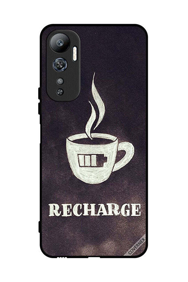 غطاء حماية لهاتف Infinix Hot 20 Coffee Recharge