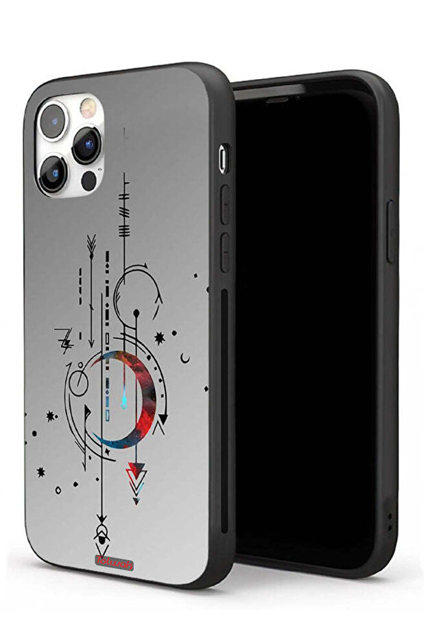 جراب حماية لجهاز Apple iPhone 11 Pro Max بنمط فني القمر والسهام