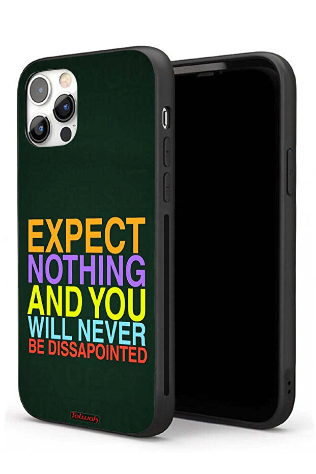 جراب حماية لجهاز Apple iPhone 11 Pro Max لا تتوقع شيئًا ولن تشعر بخيبة الأمل أبدًا