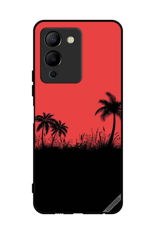 غطاء حماية لهاتف Infinix Note 12 Pro 5G، أشجار التمر