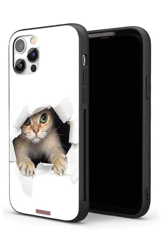 جراب حماية لجهاز Apple iPhone 11 Pro Max بتصميم قطة
