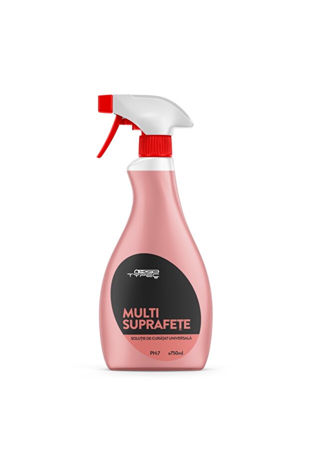 Detergent universal Typec Home pentru suprafețe multiple, 750 ml, Spray, pH 6,5-7,5 - 1