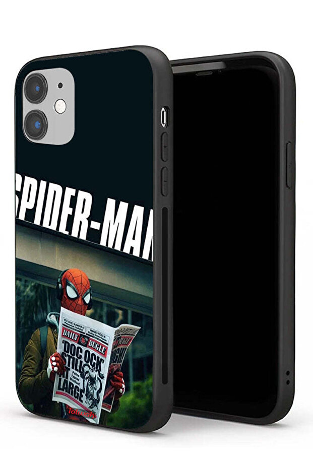 Apple iPhone 11 Protective Case Spiderman Reading Newspaper