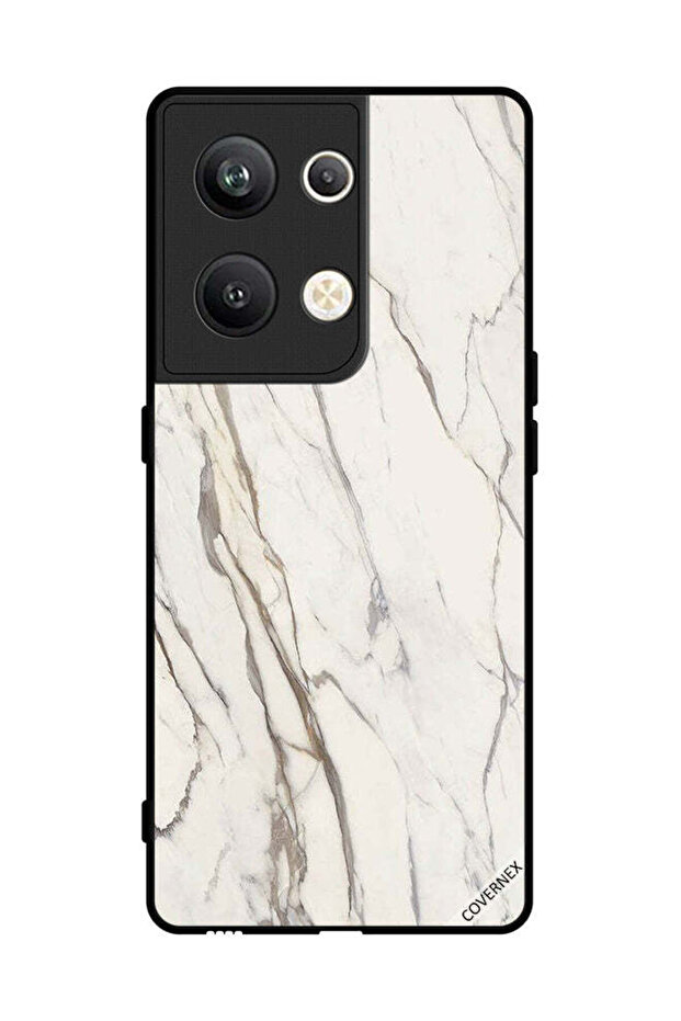 غطاء حماية لهاتف Oppo Reno 9 Pro Plus بنمط تصميم رخامي