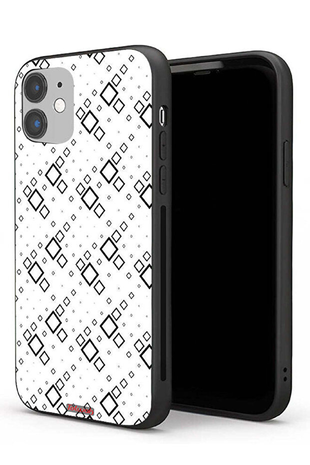 Apple iPhone 11 Protective Case Square Abstract Digital Art