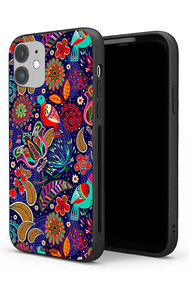 Apple iPhone 11 Protective Case Birds And Floral Pattern
