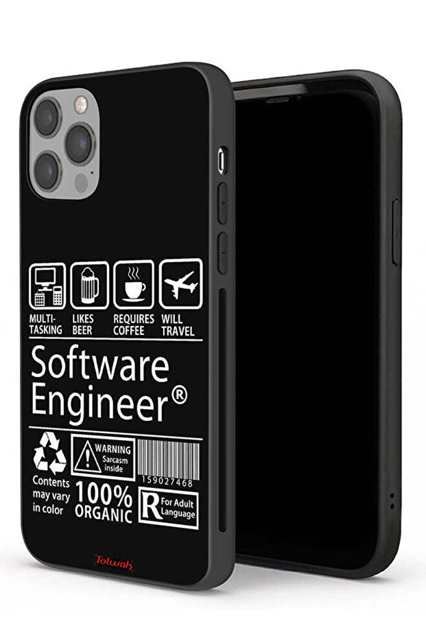 Apple iPhone 12 Pro Max Protective Case Software Engineer Sticker - 1