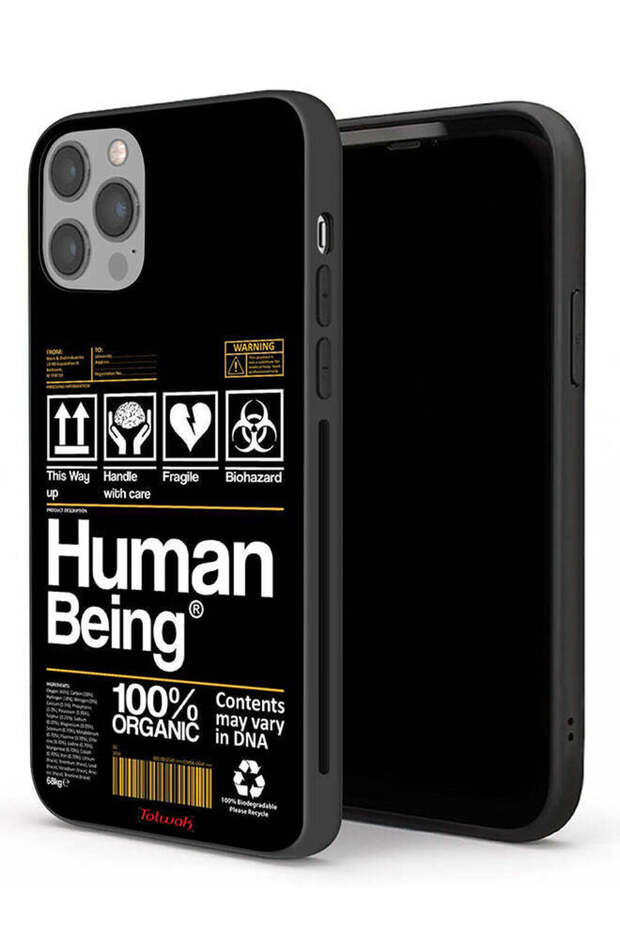 جراب حماية لجهاز Apple iPhone 12 Pro Max - ملصق إنسان