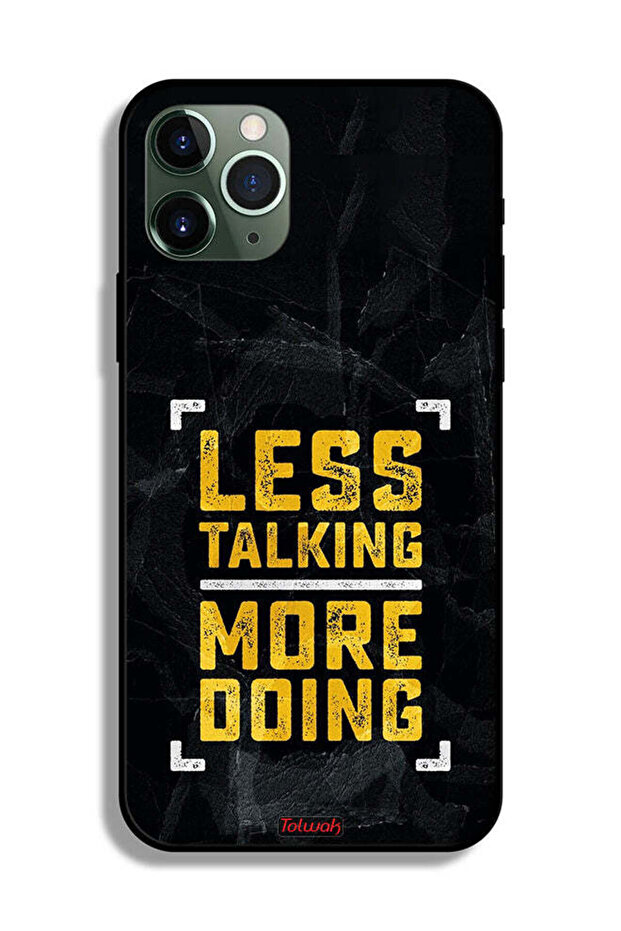 جراب حماية لجهاز Apple iPhone 11 Pro - أقل كلامًا وأكثر فعلًا - 2