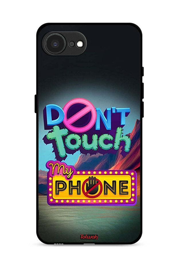 غطاء حماية لجهاز Apple iPhone 16e - لا تلمس هاتفي