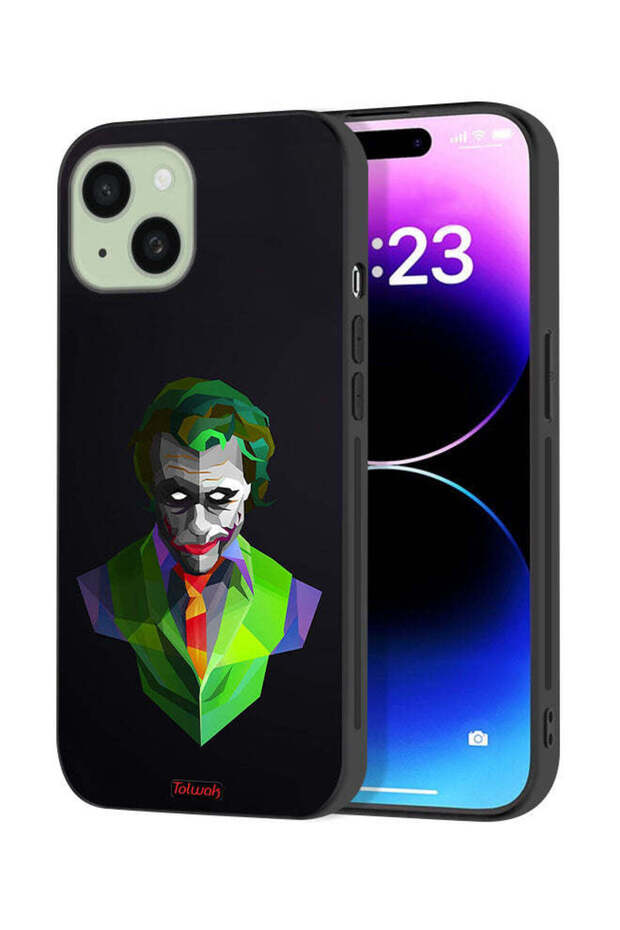 Apple iPhone 15 Plus Protective Case Cover Joker Abstract Art