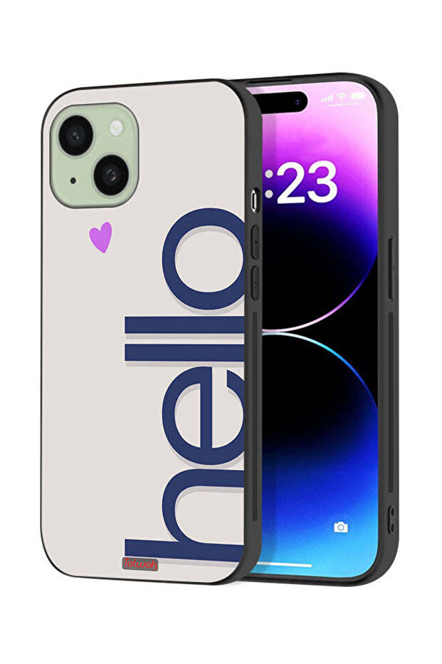 Apple iPhone 15 Plus Protective Case Cover Hello