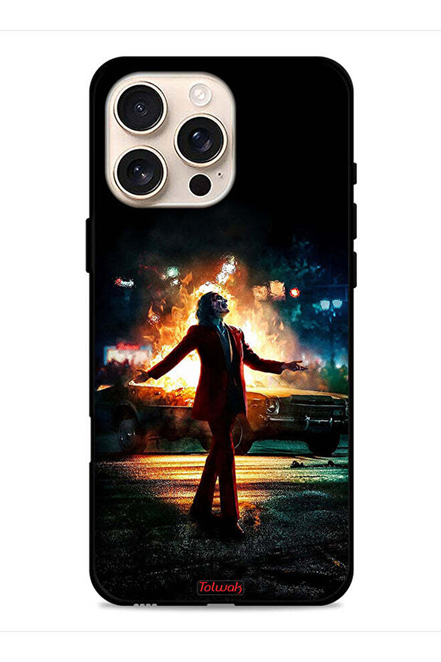 غطاء حماية لجهاز Apple iPhone 16 Pro Max - وضع الجوكر السعيد