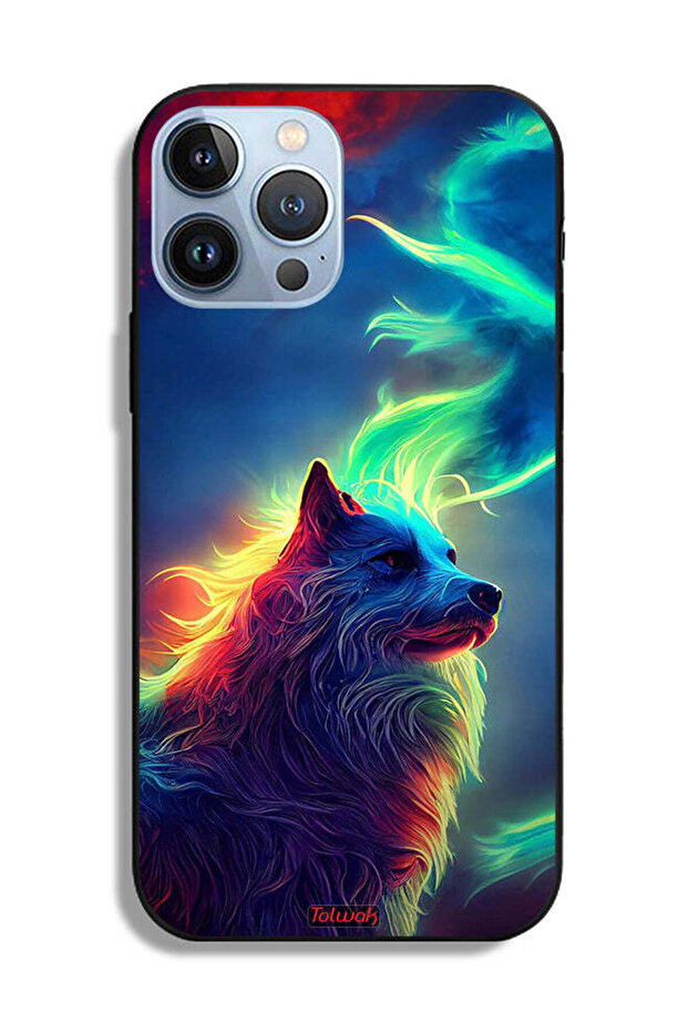 غطاء حماية لجهاز ابل ايفون 13 برو ماكس - الذئب - 2